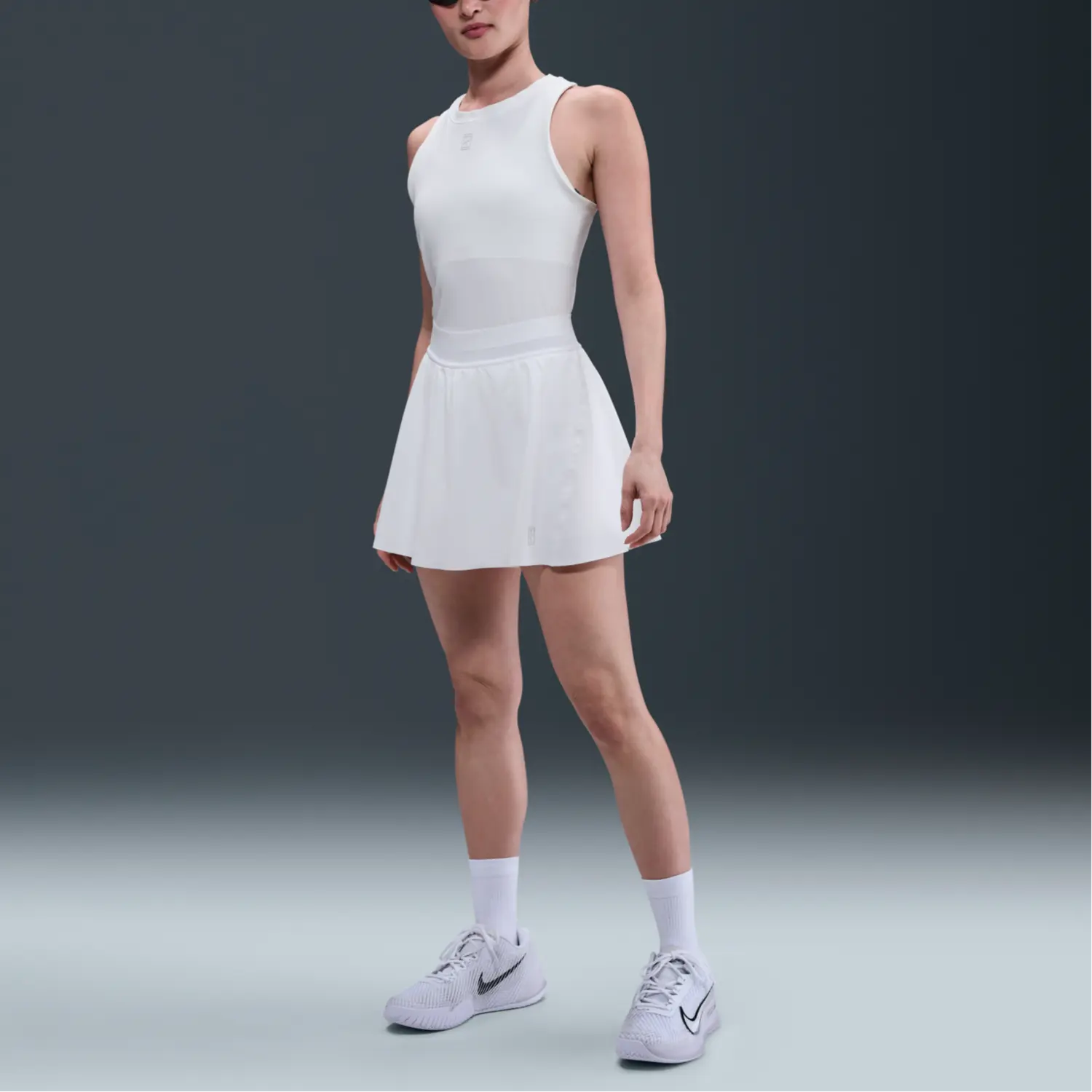 Nike Короткая юбка Casual для женщин Court Advantage Dri Fit, цвет White/White — фото 3