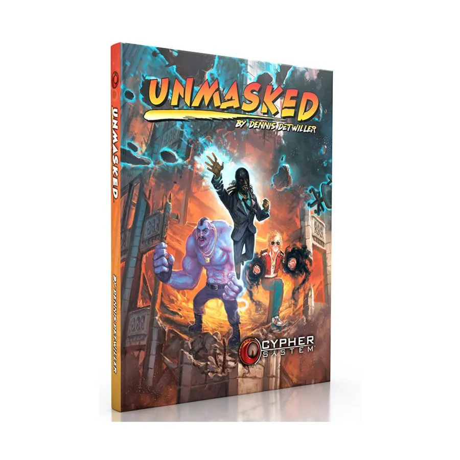 

Unmasked, Cypher System, твердый переплет