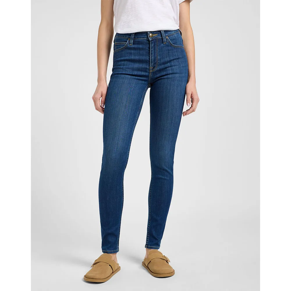 

Джинсы Lee Scarlett Skinny Fit high waist, синий