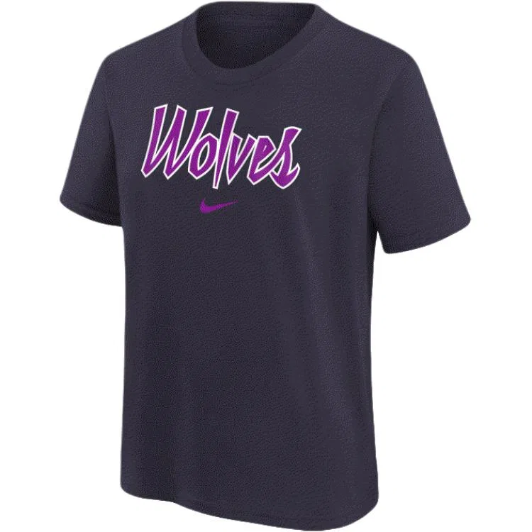 Футболка Grade School с круглым вырезом Nike, Dark Purple