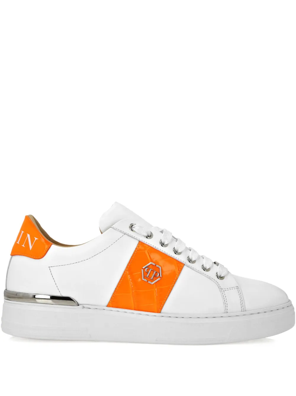 

Кеды с логотипом Hexagon Philipp Plein, белый