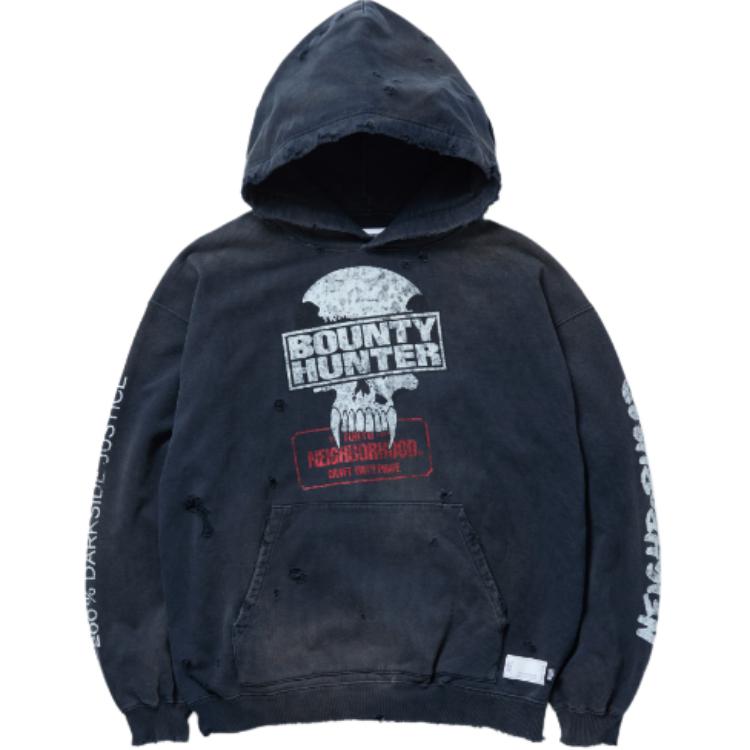 

Толстовка с принтом X Bounty Hunter NEIGHBORHOOD, черный