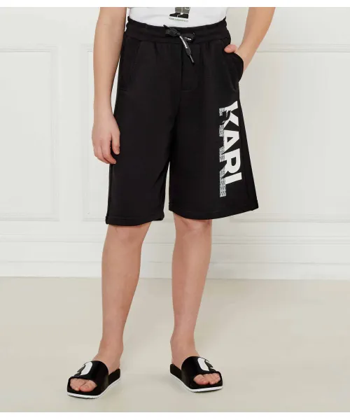 

Шорты Regular fit Karl Lagerfeld Kids, черный
