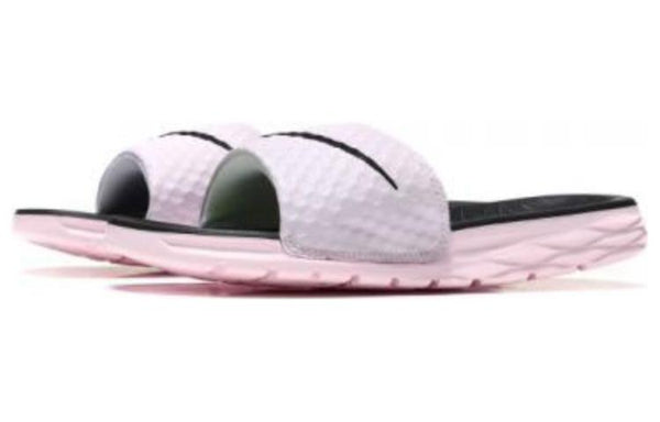 Тапочки benassi solarsoft 2 slide 'arctic pink black' Nike, розовый — фото 3
