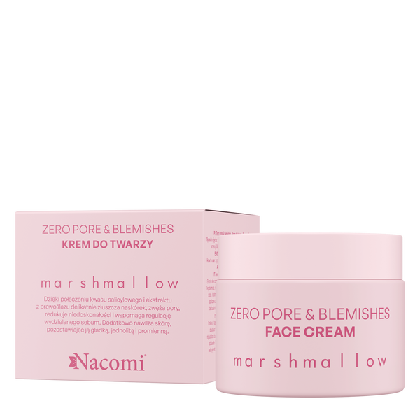 

Крем для лица от прыщей, 40 мл Nacomi Zero pore&blemishes marshmallow