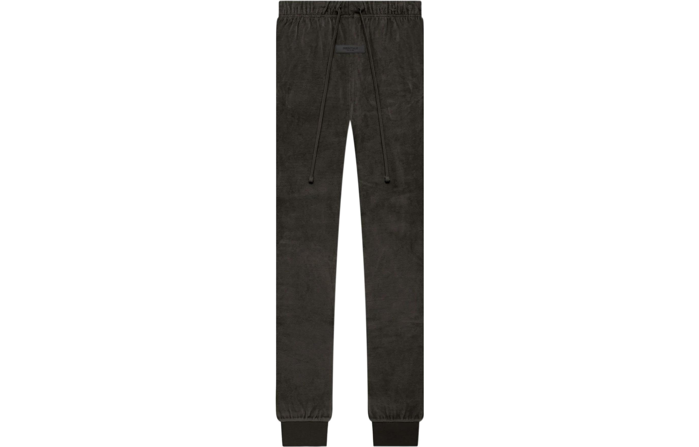 Женские велюровые брюки Off Black Fear Of God Essentials, Gray Black — фото 2
