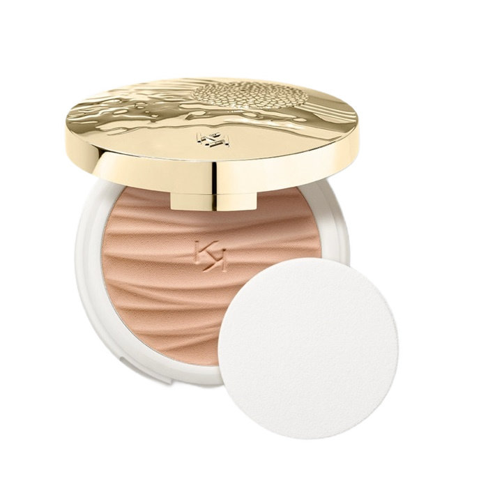 

KIKO Milano, матирующая пудра-основа Gold Reflections Summerproof Powder Foundation SPF50, оттенок 07 Hazelnut, 9 г