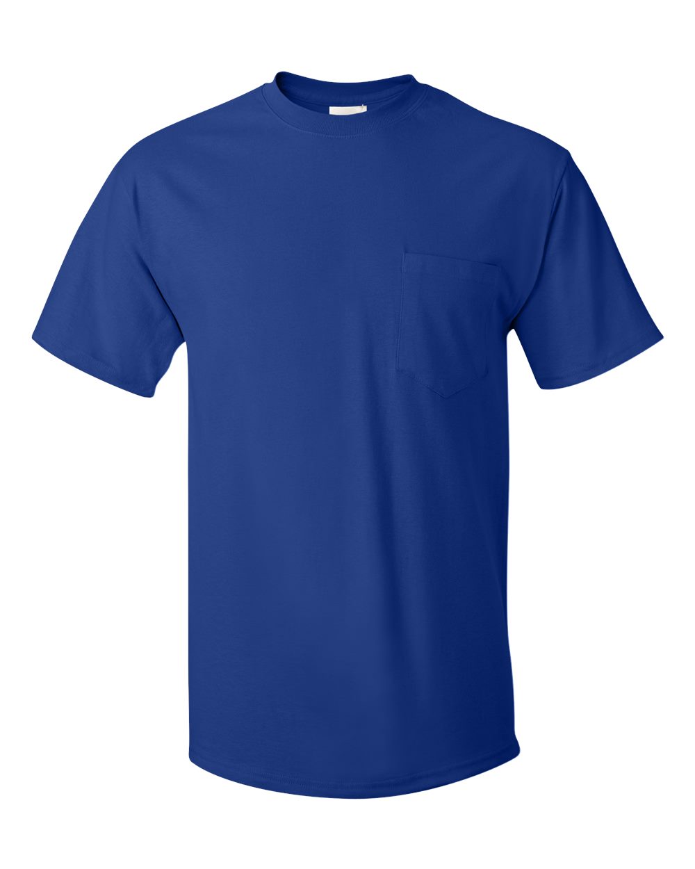 

Аутентичная футболка с карманом Hanes, цвет deep royal