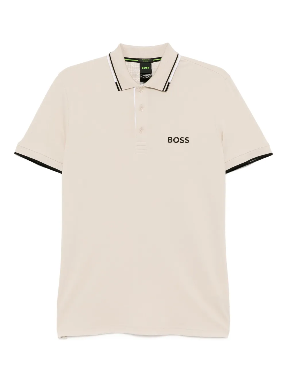 

Рубашка поло Boss, бежевый