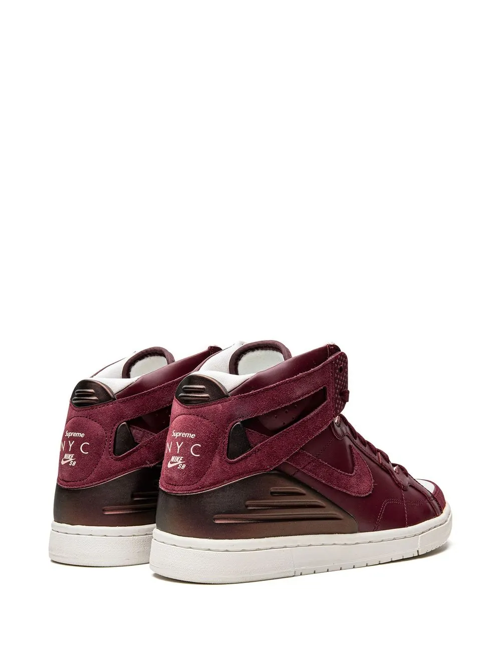 Кроссовки Zoom Air 94 Hi из коллаборации с Supreme Nike, красный — фото 3