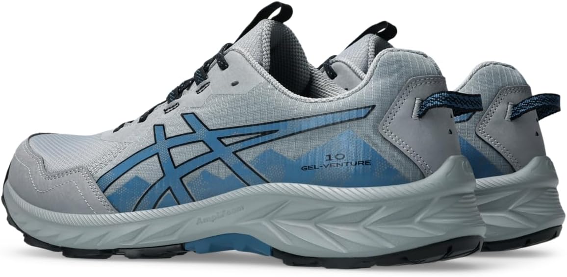 Мужские беговые кроссовки ASICS Gel-Venture 10, Gravel/Winter Sea — фото 3