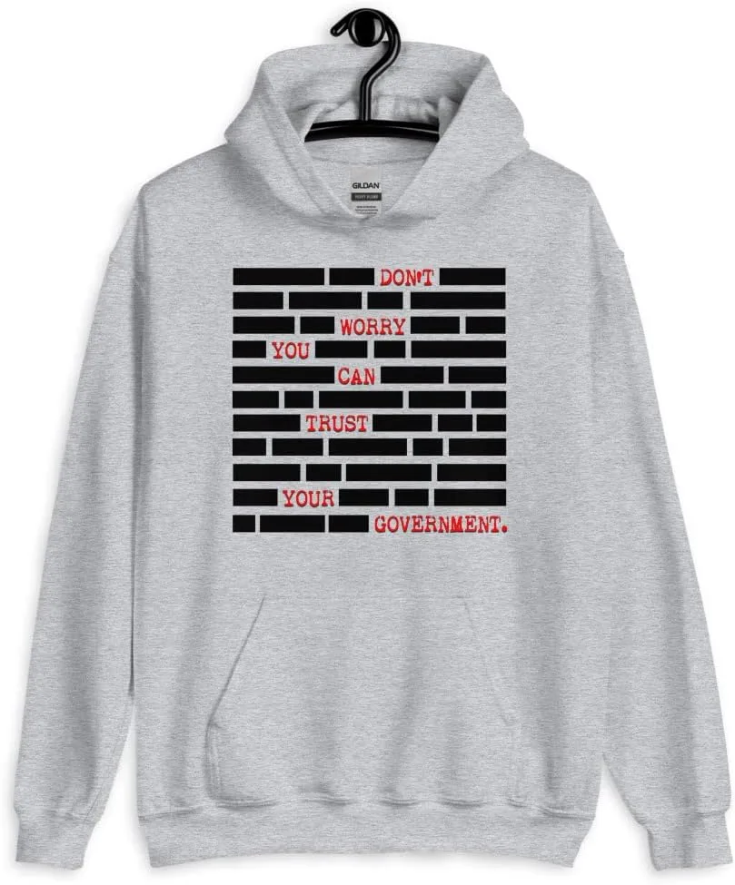 

Толстовка Libertarian Country Don't Worry You Can Trust Your Government