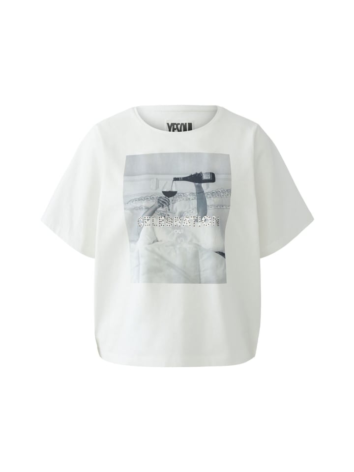 

Футболка с изображением танцора в облаке Oui