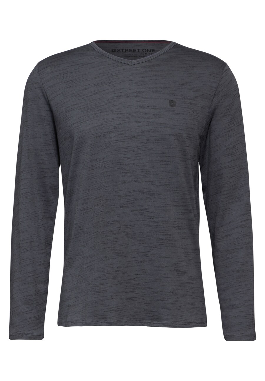 

Лонгслив Street One MEN Shirt, пятнистый серый