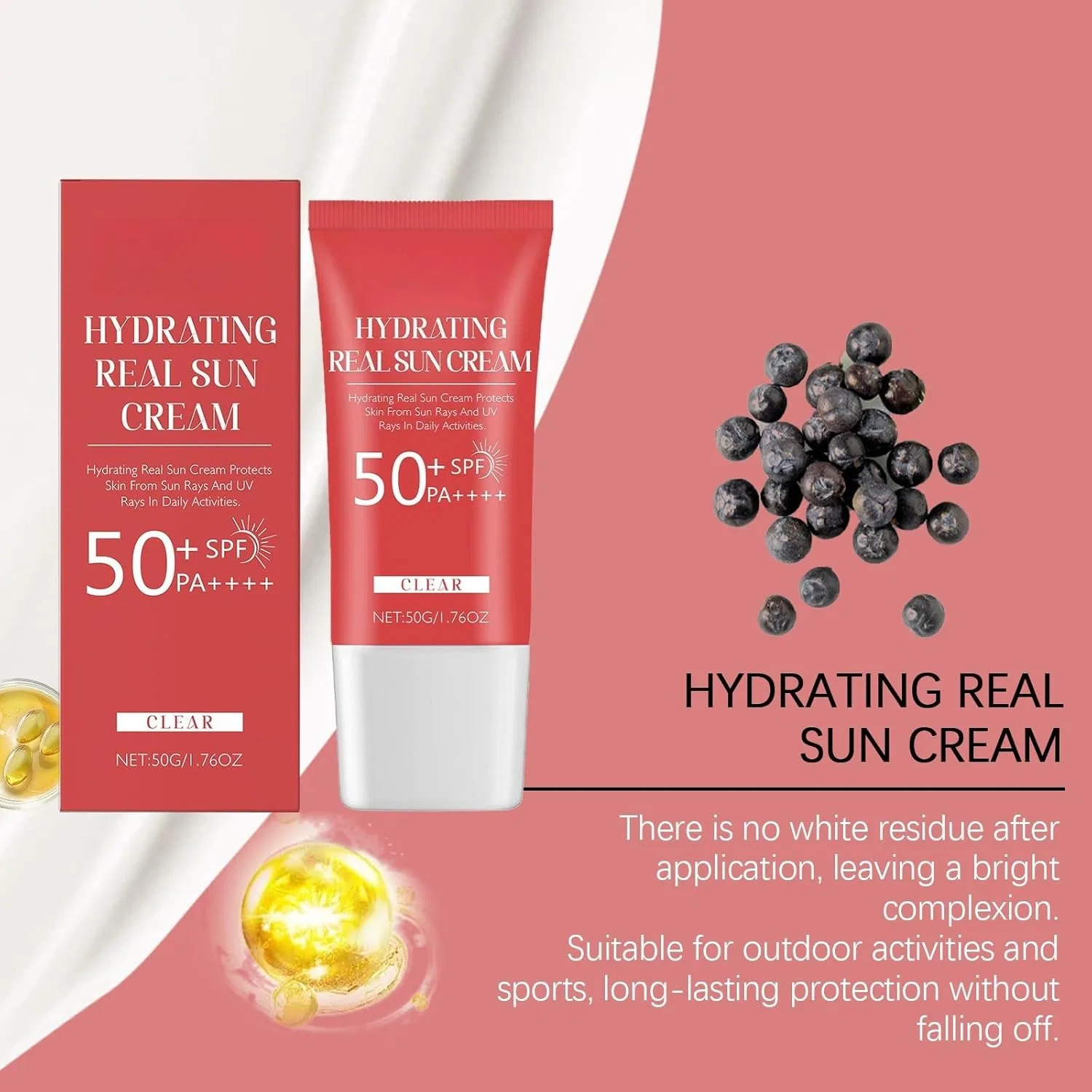 Солнцезащитный крем для лица SPF 50, 50 г — фото 4