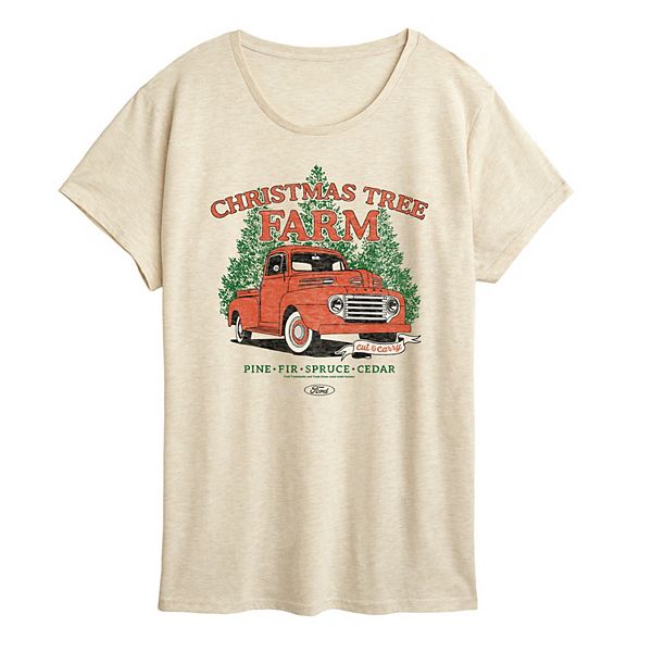 

Футболка с принтом Women's ford christmas tree farm 1949 f3 Licensed Character, Birch