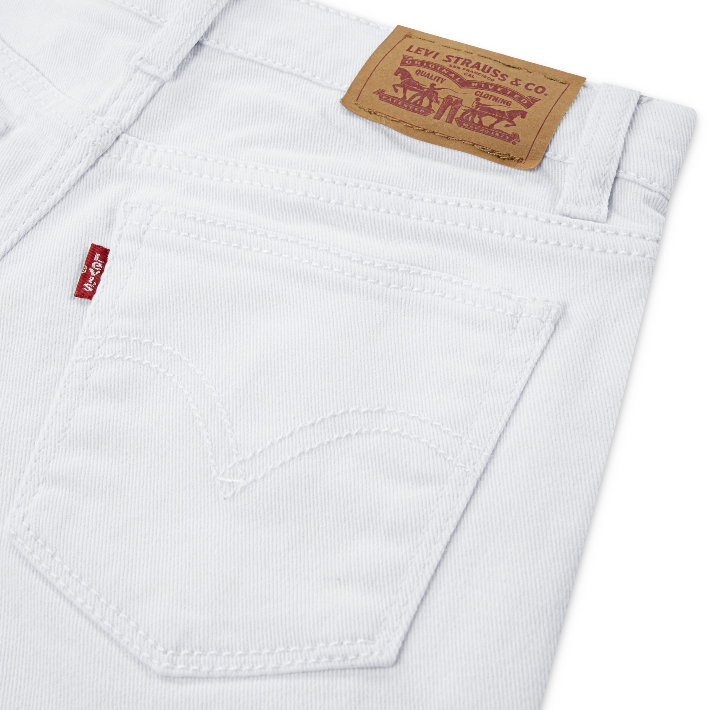 Levi's Kids Джинсы Wide leg в цвете White — фото 4