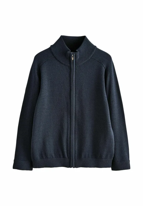 Кардиган прямого кроя на молнии Next, Navy Blue