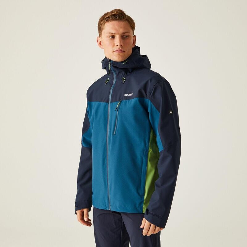 

Мужской походный дождевик Regatta, цвет navyblau/jeansblau/grün