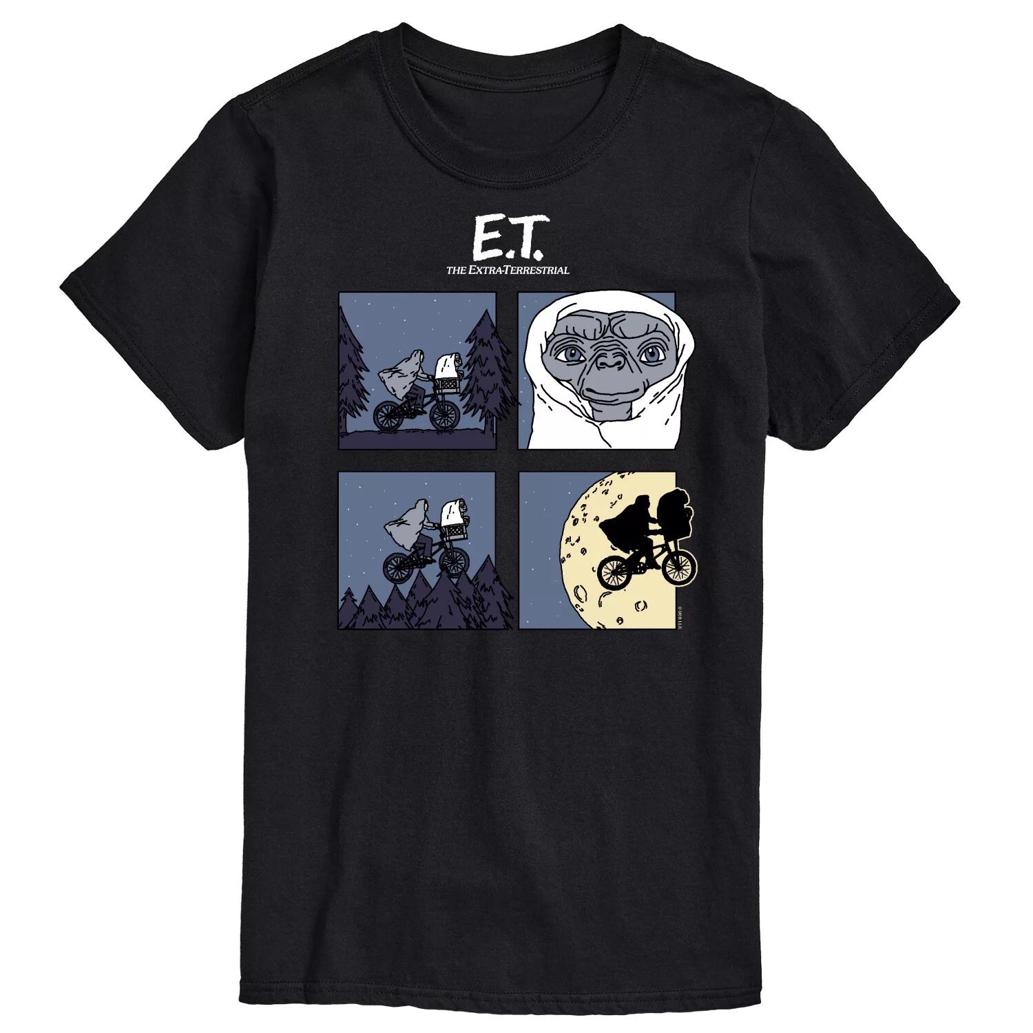 

Футболка Big & Tall ET Squares Licensed Character