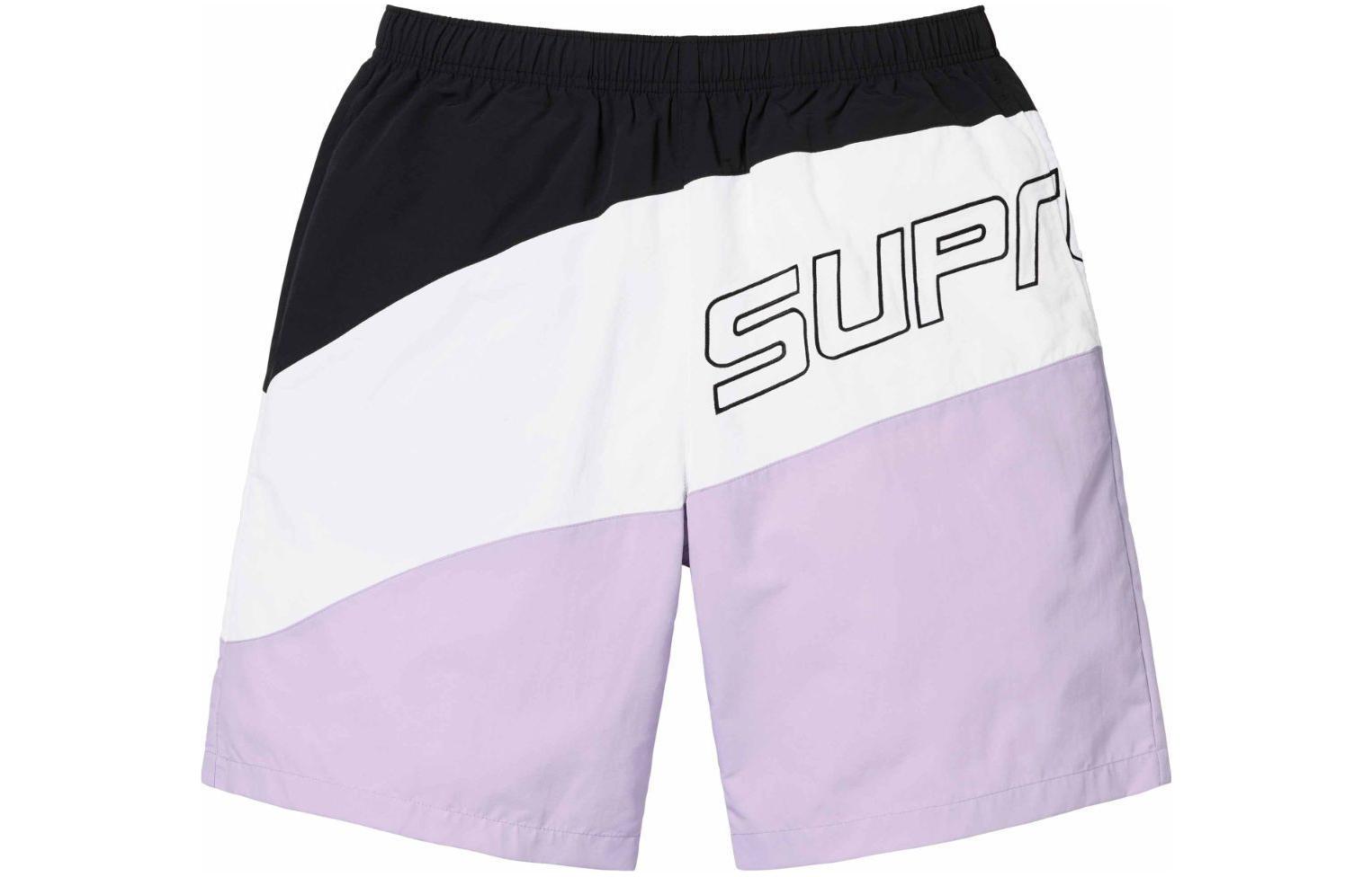 Кривая Нейлоновые Шорты Supreme, Коричневый/Коричневый — фото 4