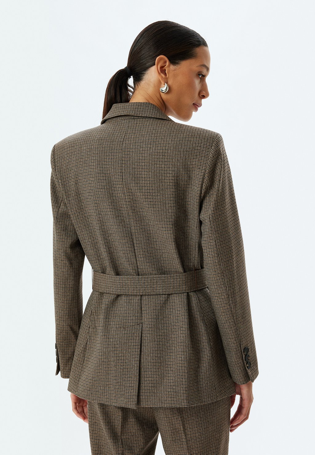 

Блейзер BELTED Koton, коричневый