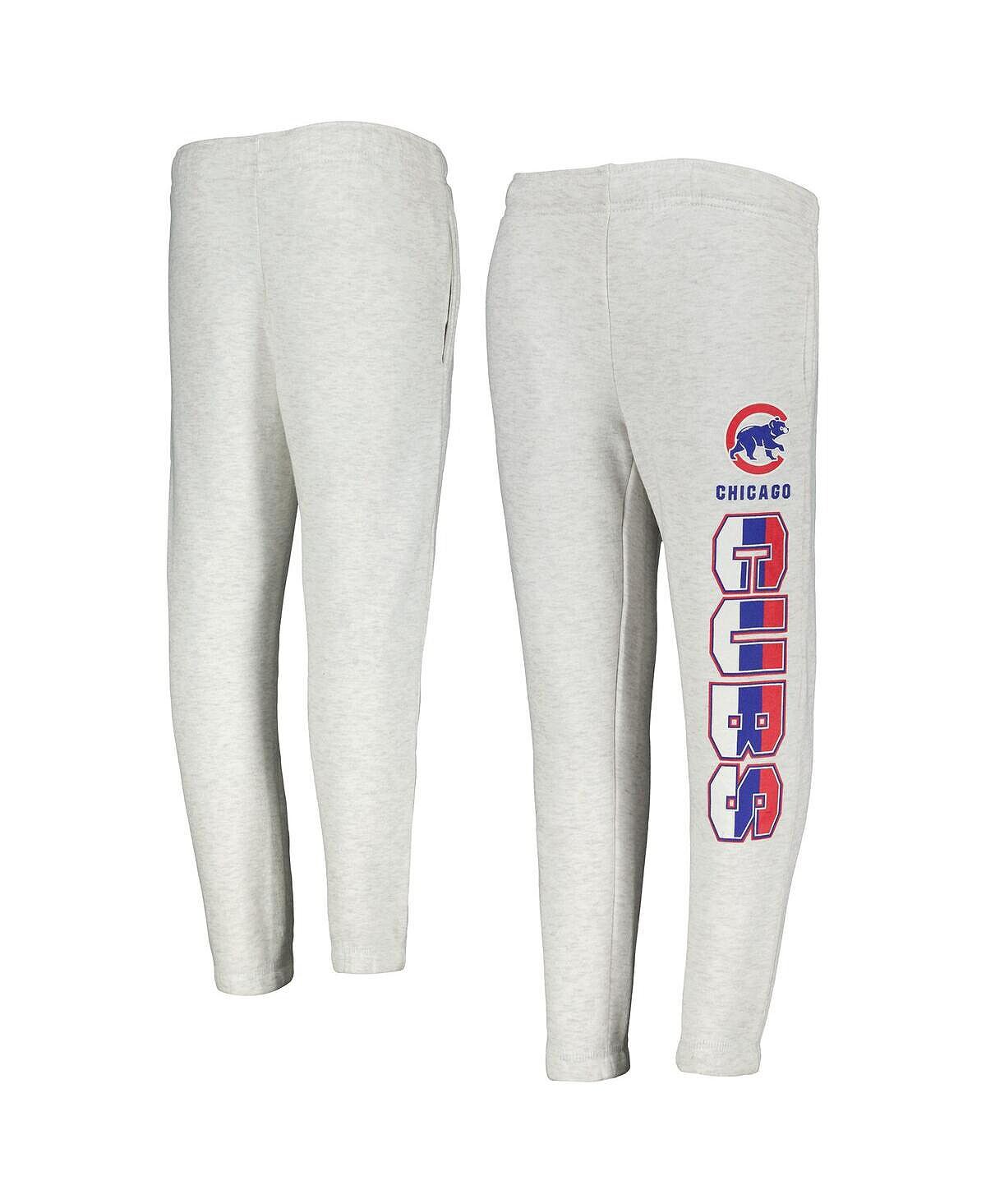 

Флисовые брюки Big Boys Ash Chicago Cubs Game Time Outerstuff