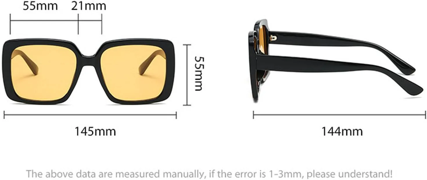 

Модные солнцезащитные очки большого квадратного размера для женщин, винтажные солнцезащитные очки в крупной оправе, роскошные очки для активного отдыха mincl, Brown