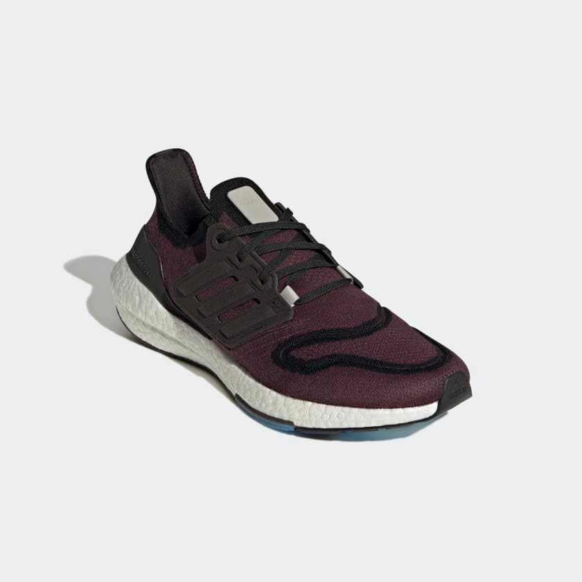 Мужские кроссовки Adidas Ultraboost 22 Heat.rdy для бега, черный/серый/бордовый — фото 4