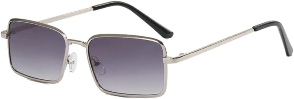 

Солнцезащитные очки с защитой от УФ-излучения UV400 | Градиентные линзы, панк-стиль, металлик | Для женщин и мужчин, для занятий спортом на открытом воздухе и вождения DSVIGF, Silver-gray