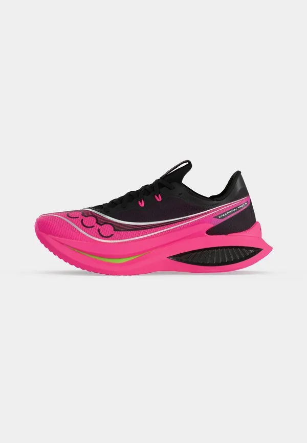 Кроссовки для бега по шоссе endorphin pro 5 Saucony, Black/Shock — фото 2
