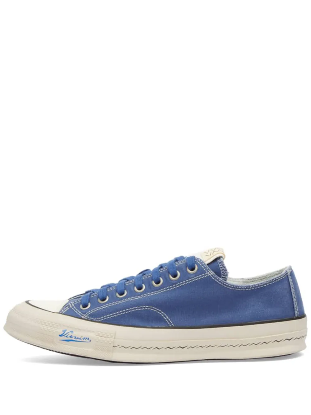 

Кроссовки с зигзагообразной строчкой visvim, синий