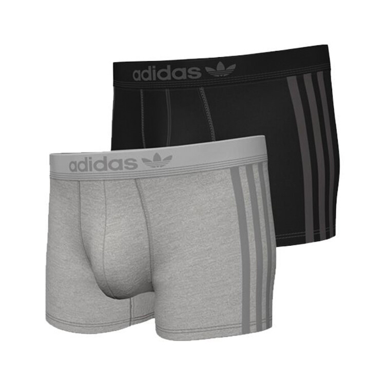 

Мужские трусы Adidas Originals, цвет 2 strips (black/grey)