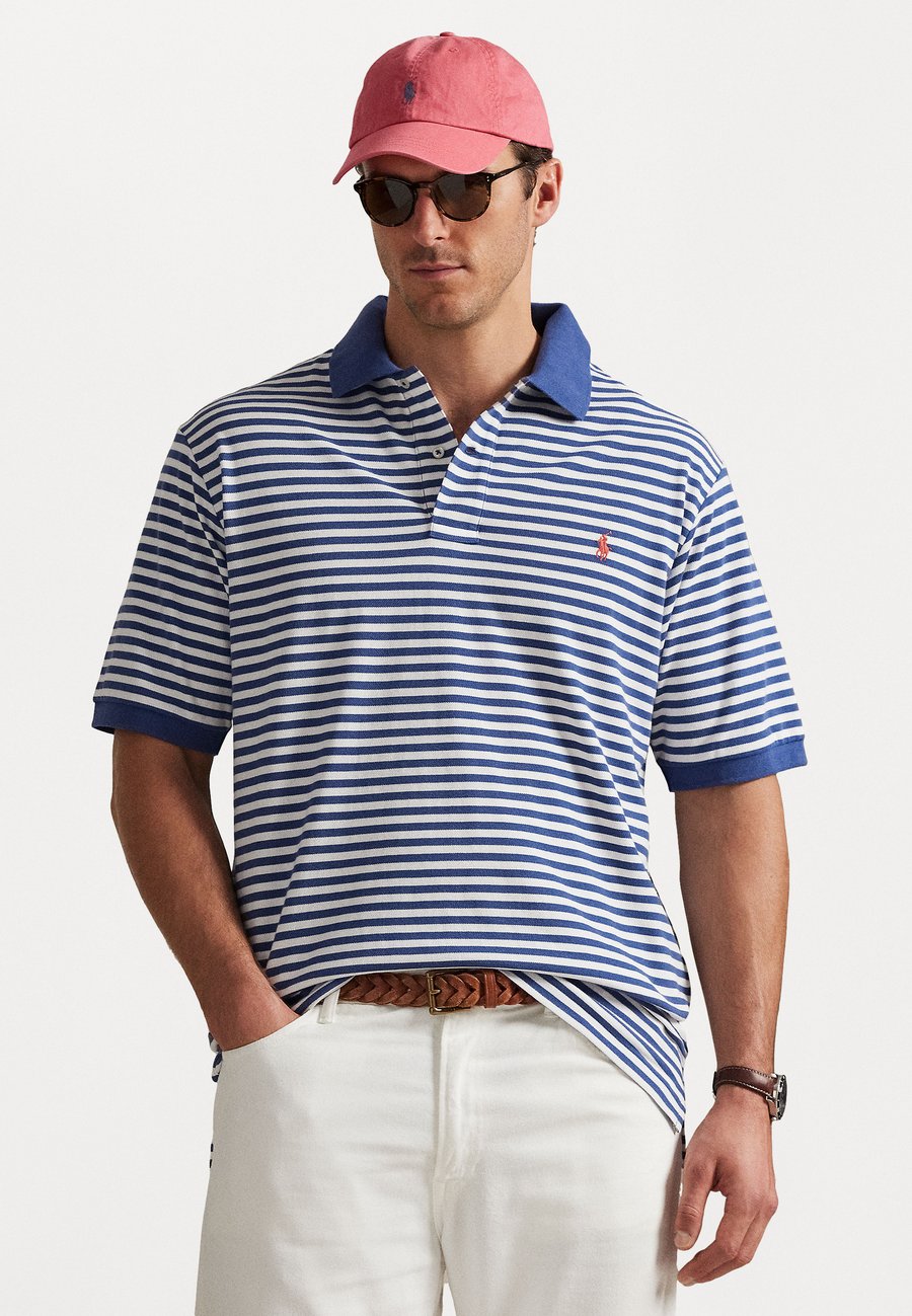 

Поло Polo Ralph Lauren Big & Tall STRIPED MESH POLO SHIRT, Old Royal/White/Dark Blue, Белый, Поло Polo Ralph Lauren Big & Tall STRIPED MESH POLO SHIRT, Old Royal/White/Dark Blue
