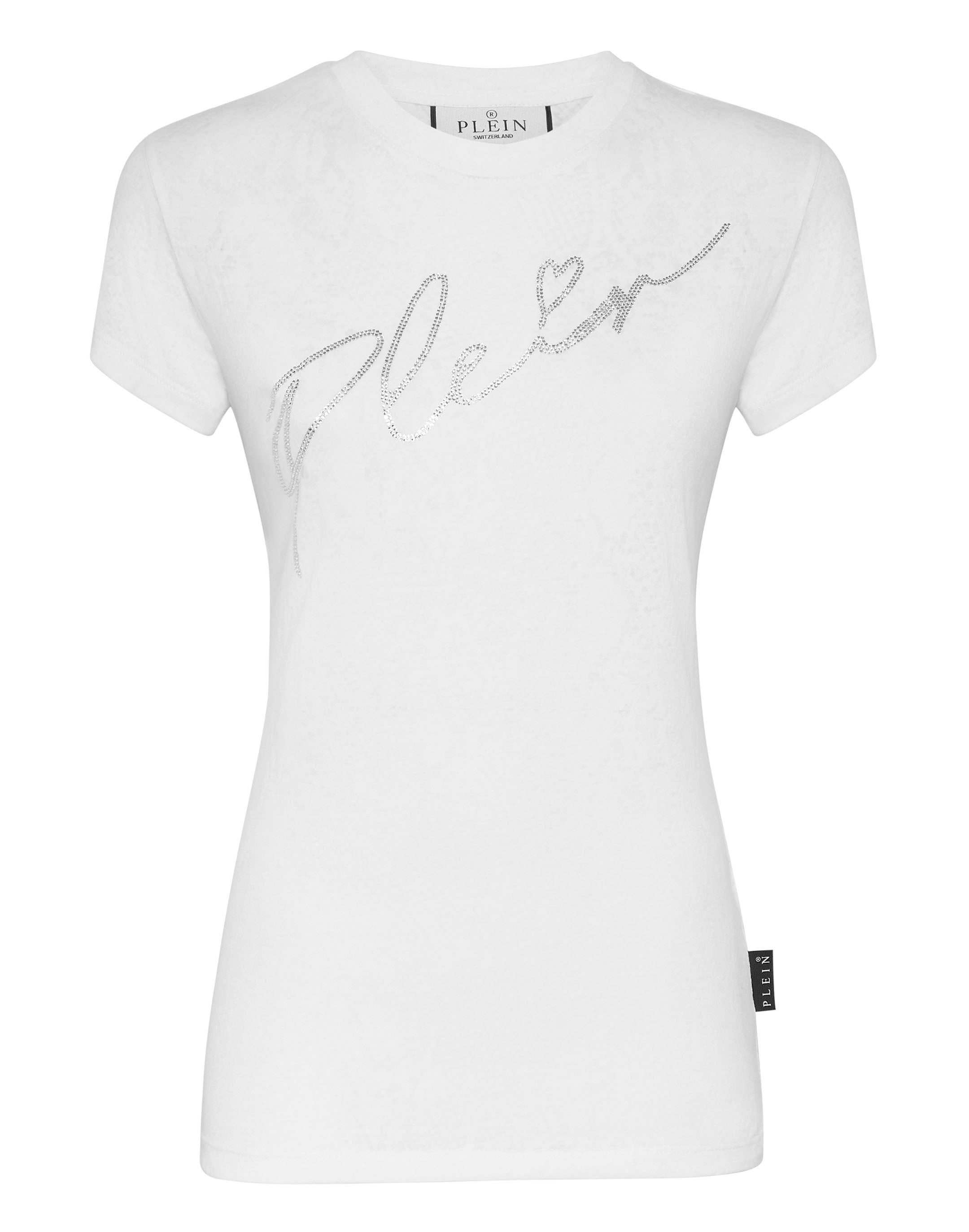 

Футболка с круглым вырезом Sexy Pure Fit Signature PHILIPP PLEIN, белый