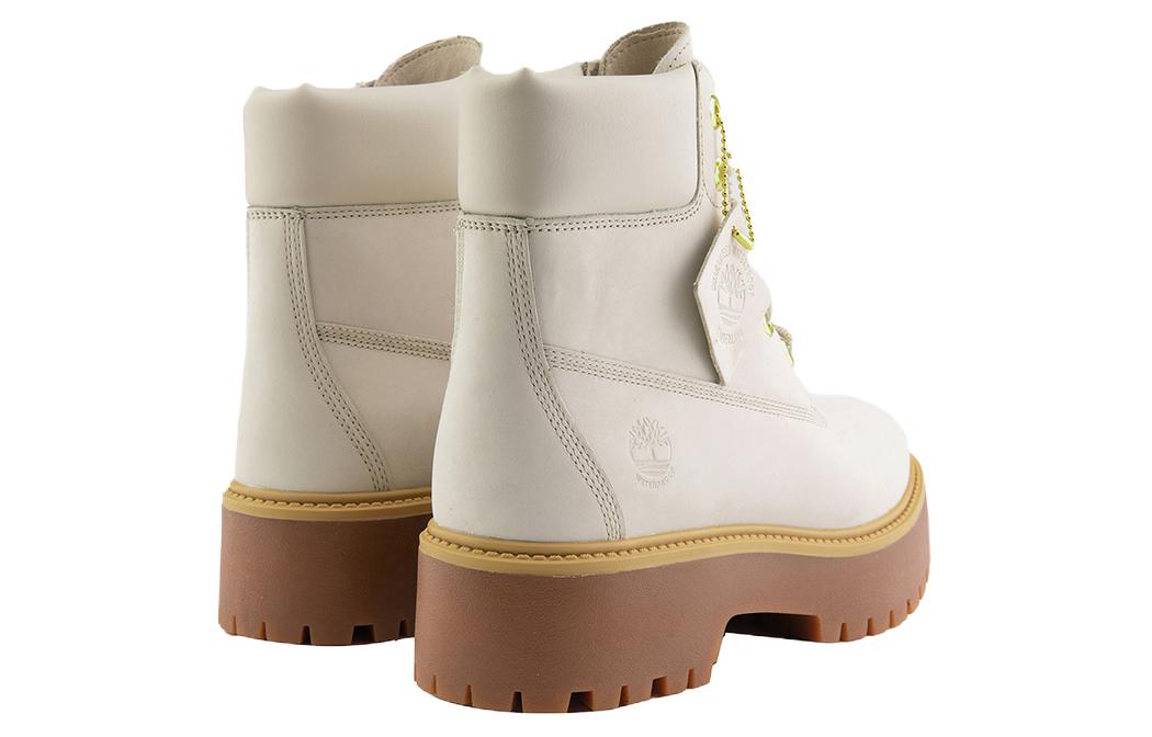 Timberland Стоун Стрит 6-дюймовые водонепроницаемые платформенные ботинки 'Светлый Топ' женские Экрю, цвет Ecru — фото 4