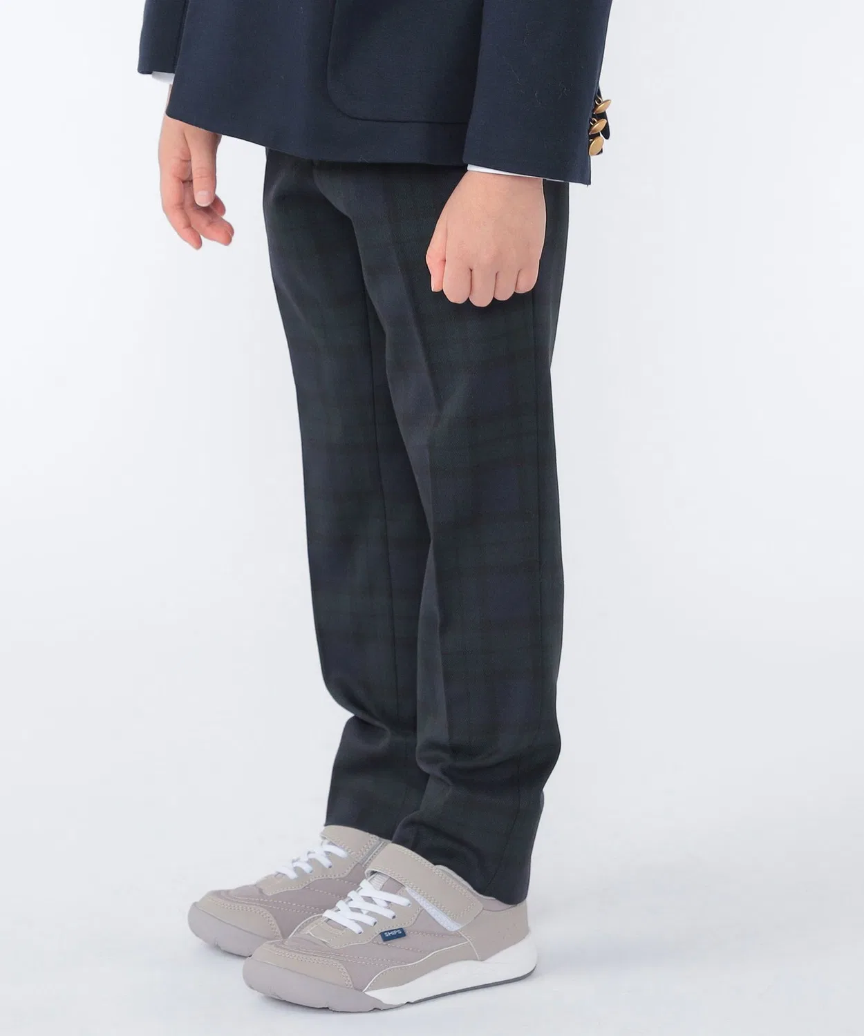 Брюки классические Black Watch из стрейч-ткани SHIPS KIDS, синие — фото 2