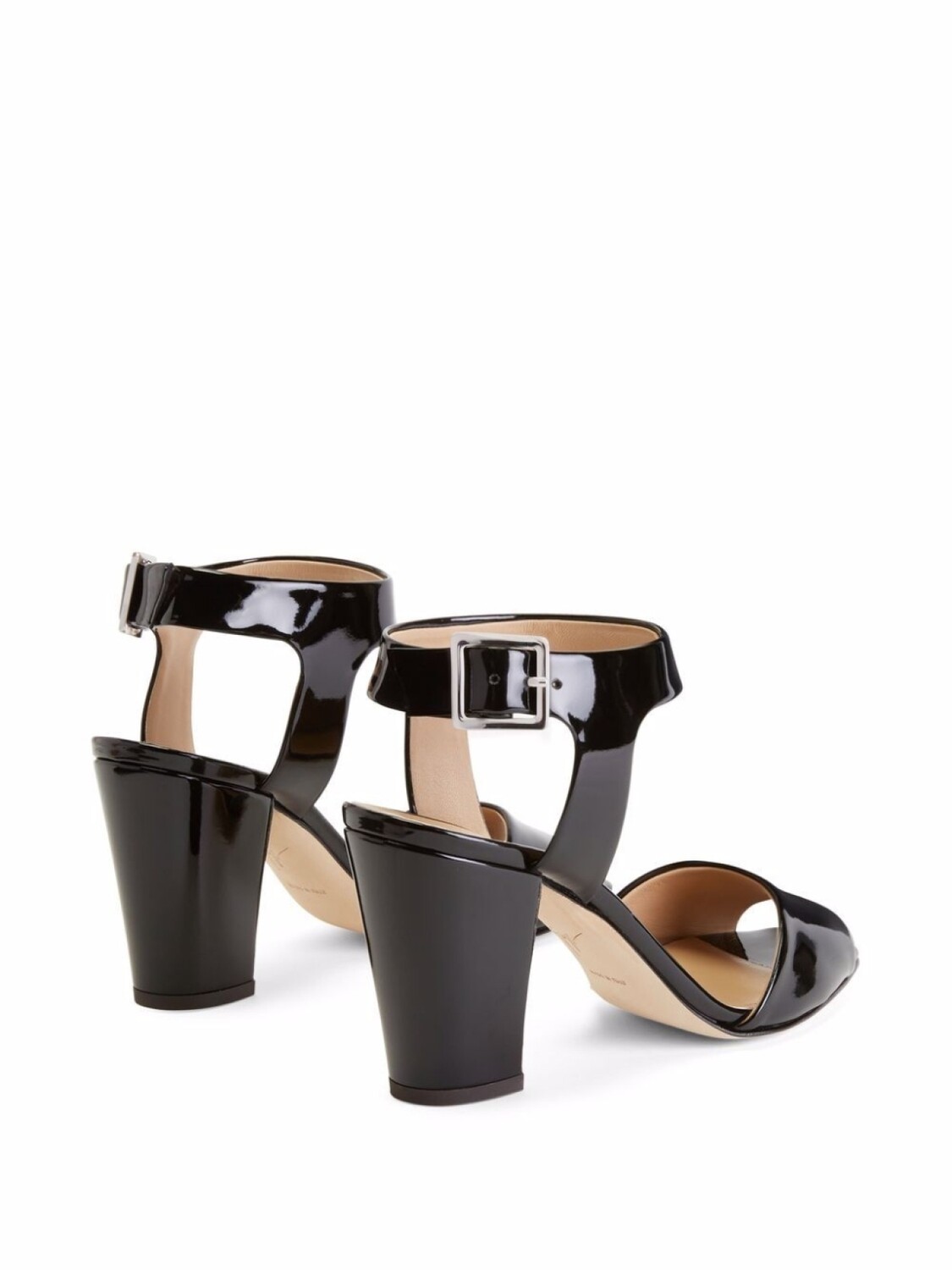Giuseppe Zanotti босоножки Emmanuelle на каблуке, черный — фото 3