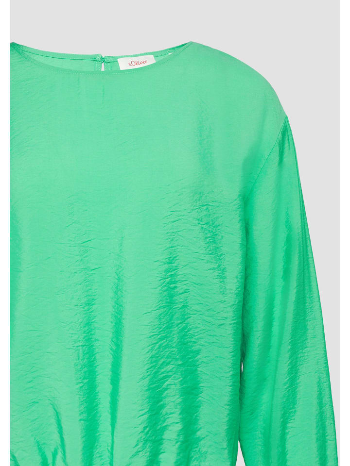 

Блуза s.Oliver Bluse langarm, зеленый