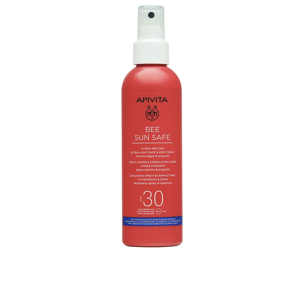 

Солнцезащитный крем Bee Sun Safe Hydra Fresh Spray Para Rostro Y Cuerpo Spf 30 Apivita, 200 мл