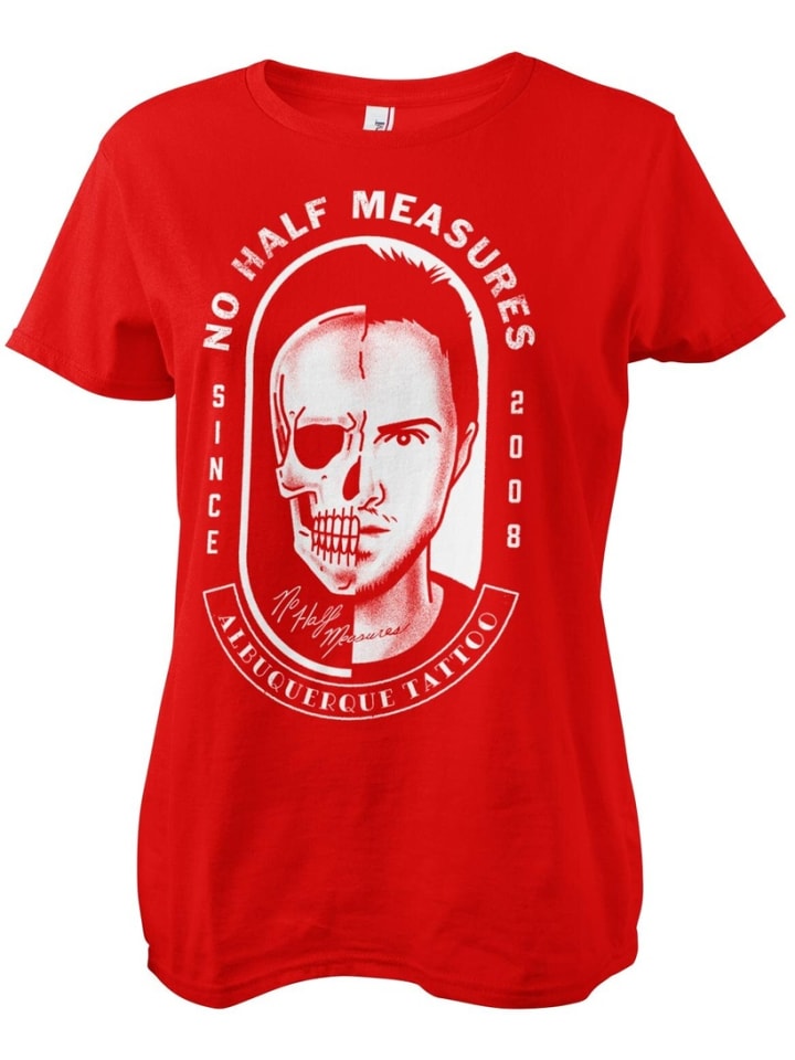 

Футболка No Half Measures Girly Tee Breaking Bad, красный