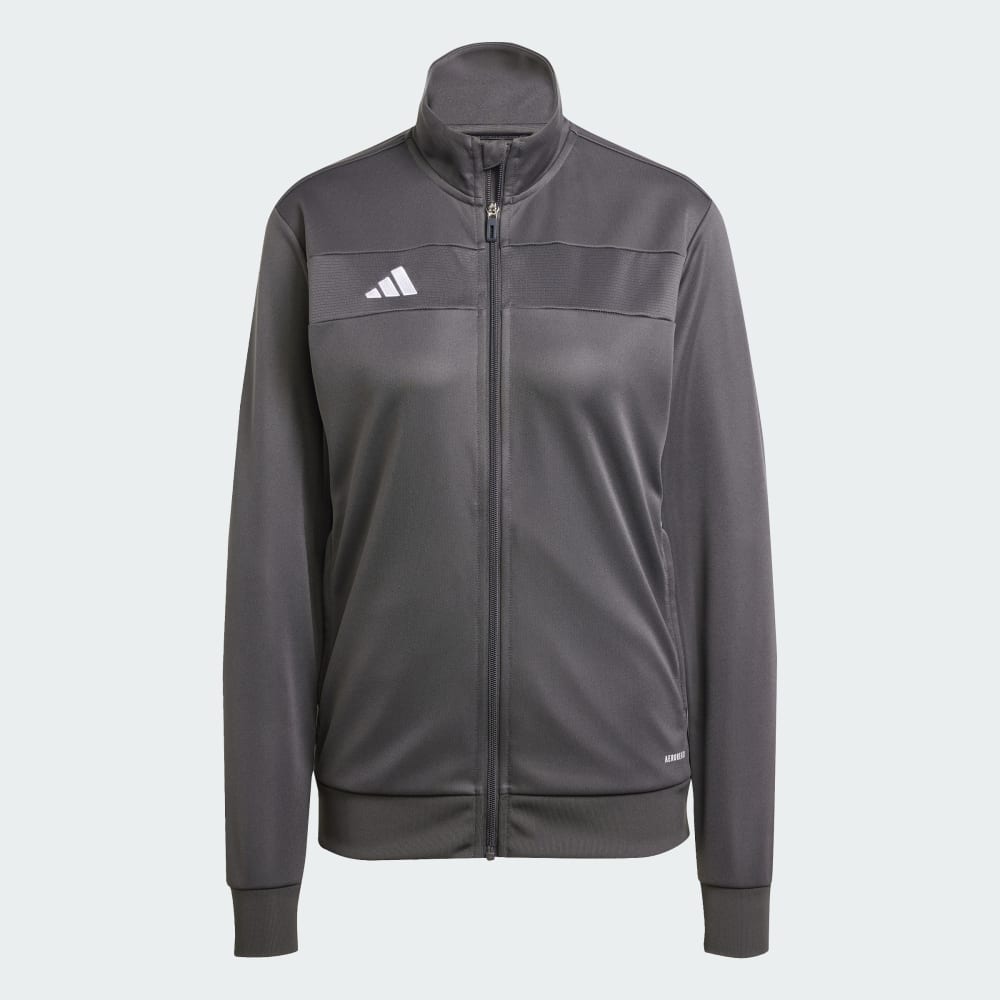 Спортивная куртка Adidas Tiro 25 Essentials Training Jacket, цвет Grey Six/White — фото 4
