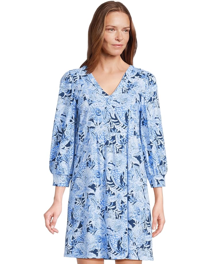 

Платье Lilly Pulitzer Cass Dress, цвет Bonaire Blue Coastal Constellation