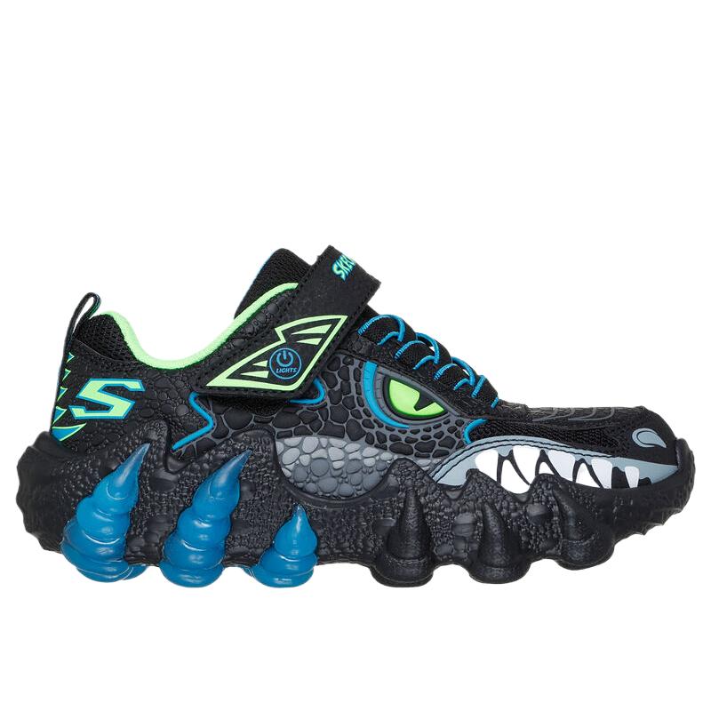 Высокие детские повседневные кроссовки для детей 3-7 лет Skechers Kids, черный — фото 2