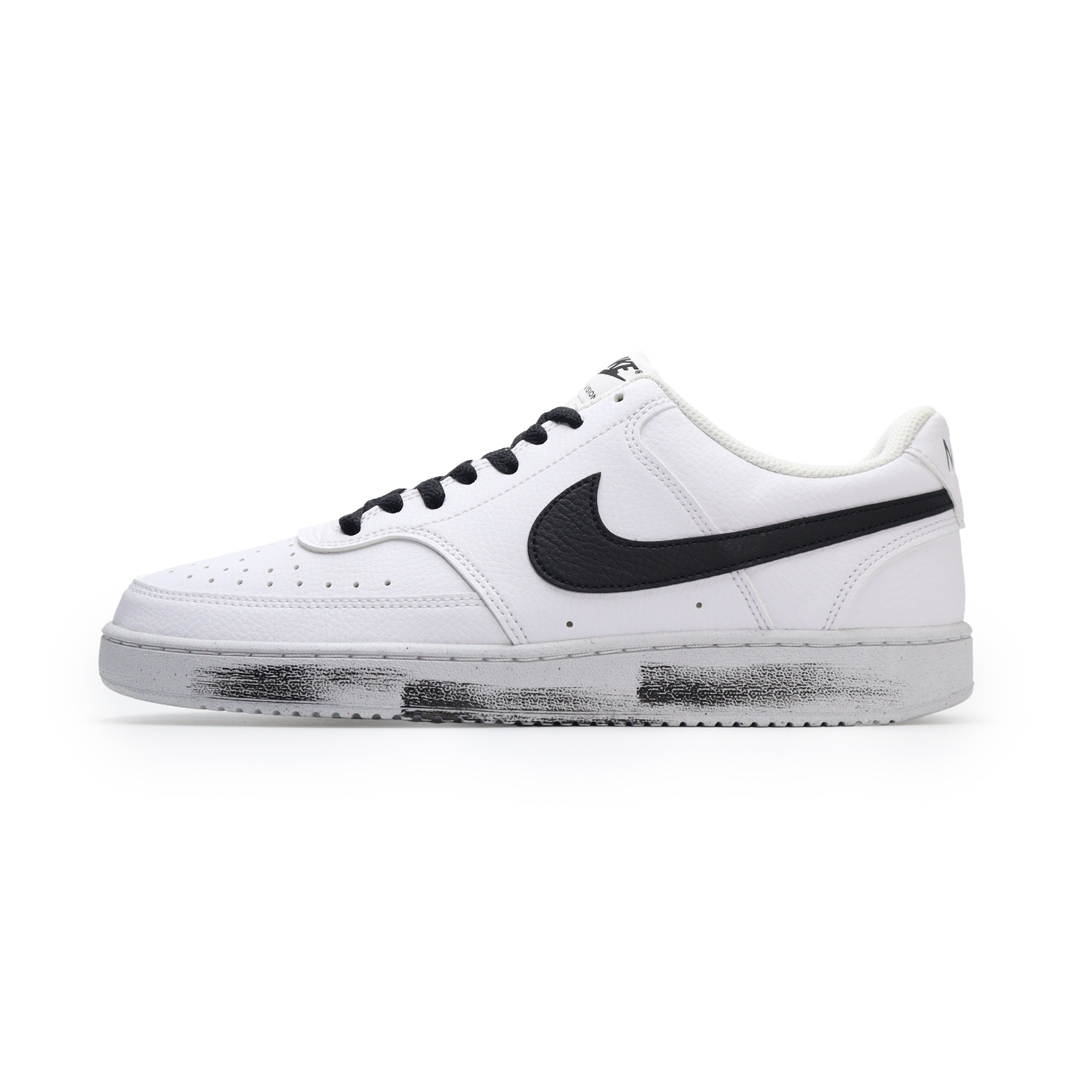 

Кроссовки для скейтбординга Nike Court Vision 1 противоскользящие износостойкие мужские низкие черно-белые