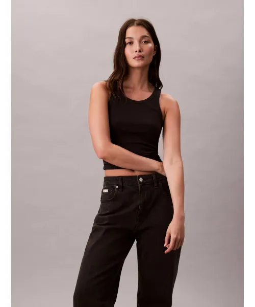 

Базовые джинсы Straight fit Calvin Klein Jeans, черный