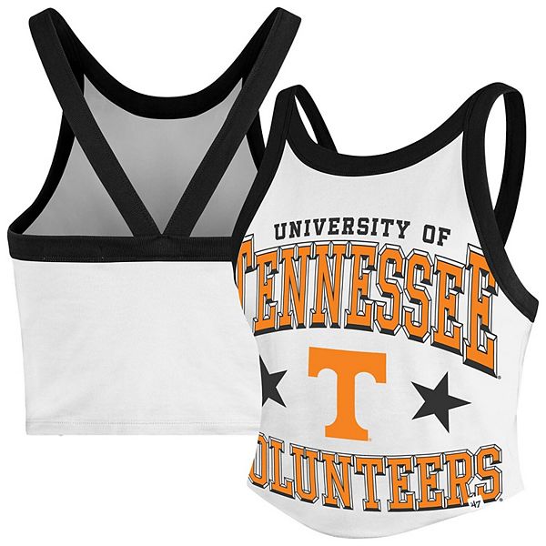 

Женский спортивный укороченный топ '47 white tennessee volunteers energize racerback 47 Brand