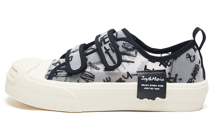 

Кеды Joy&Mario Skateboard Shoes Women's Low-Top, черный