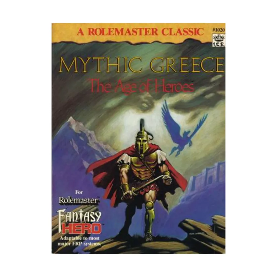 

Mythic Greece, Rolemaster (2nd Edition), мягкая обложка