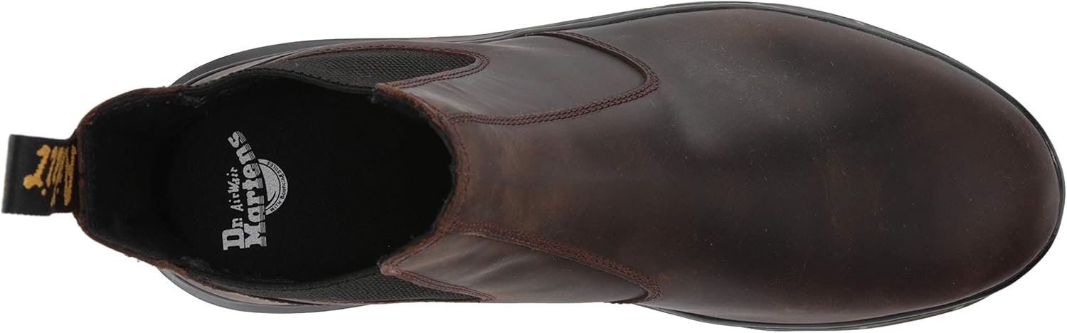 Унисекс-ботинки Dr. Martens Embury из кожи в стиле челси, темно-коричневый — фото 3